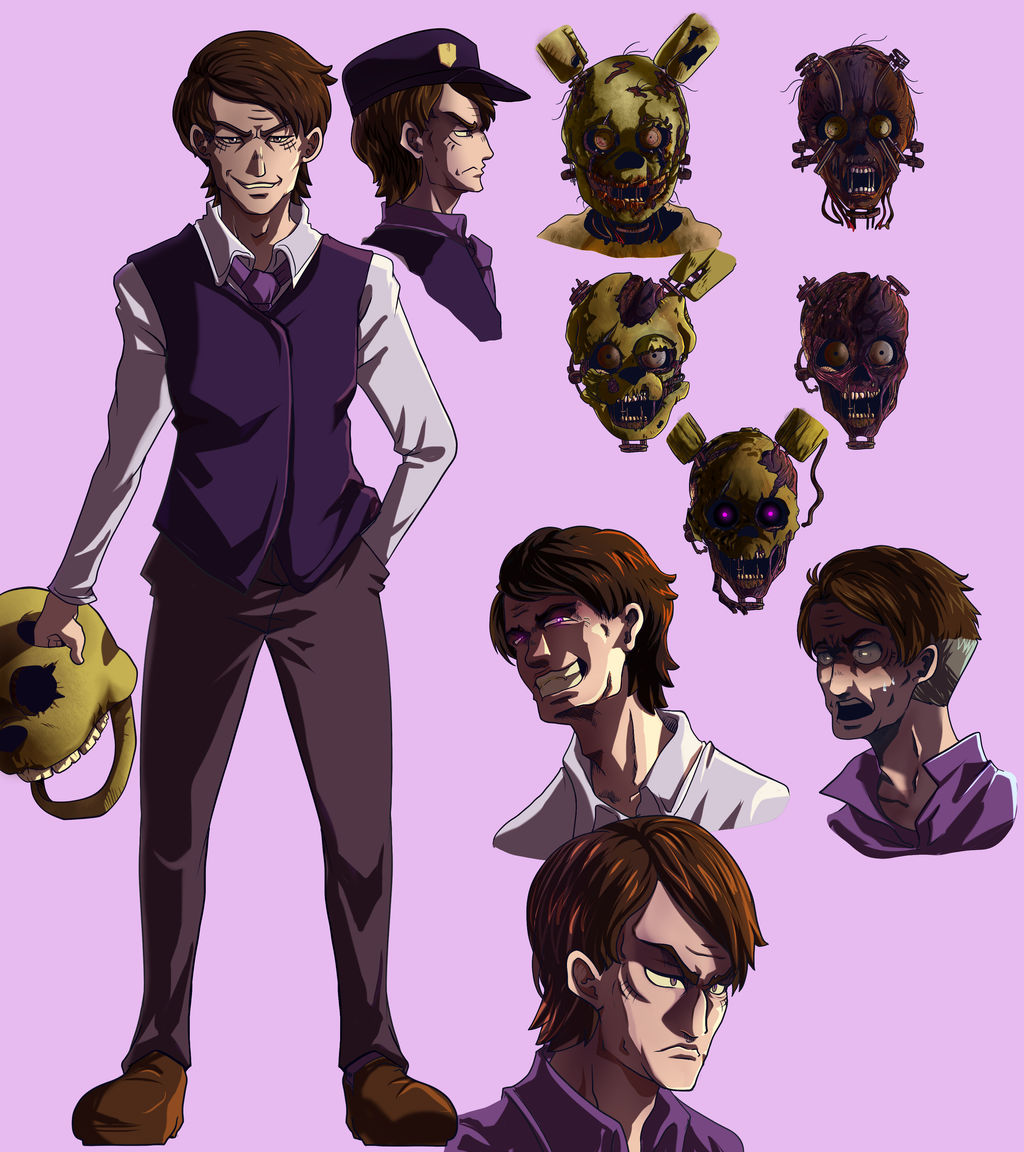 My William Afton design take by DragonArtDraw on DeviantArt