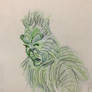 Quick rough sketch of the Grinch