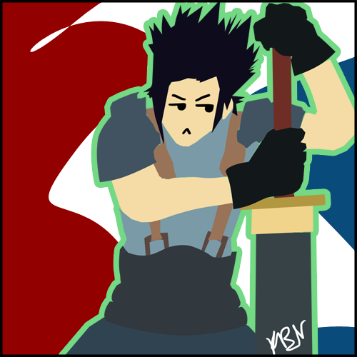 Final Fantasy Zack Vector