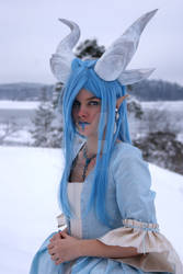 Fancy Ice dragon larp gear 1