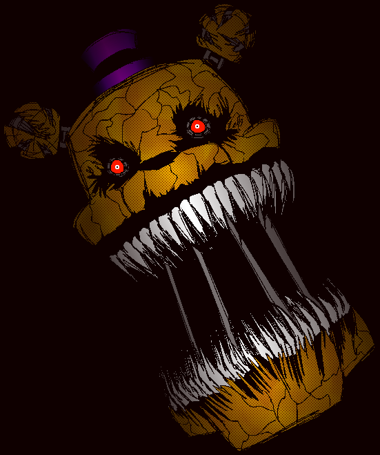 FNAF-Nightmare/Fredbear by silverxcristal on DeviantArt