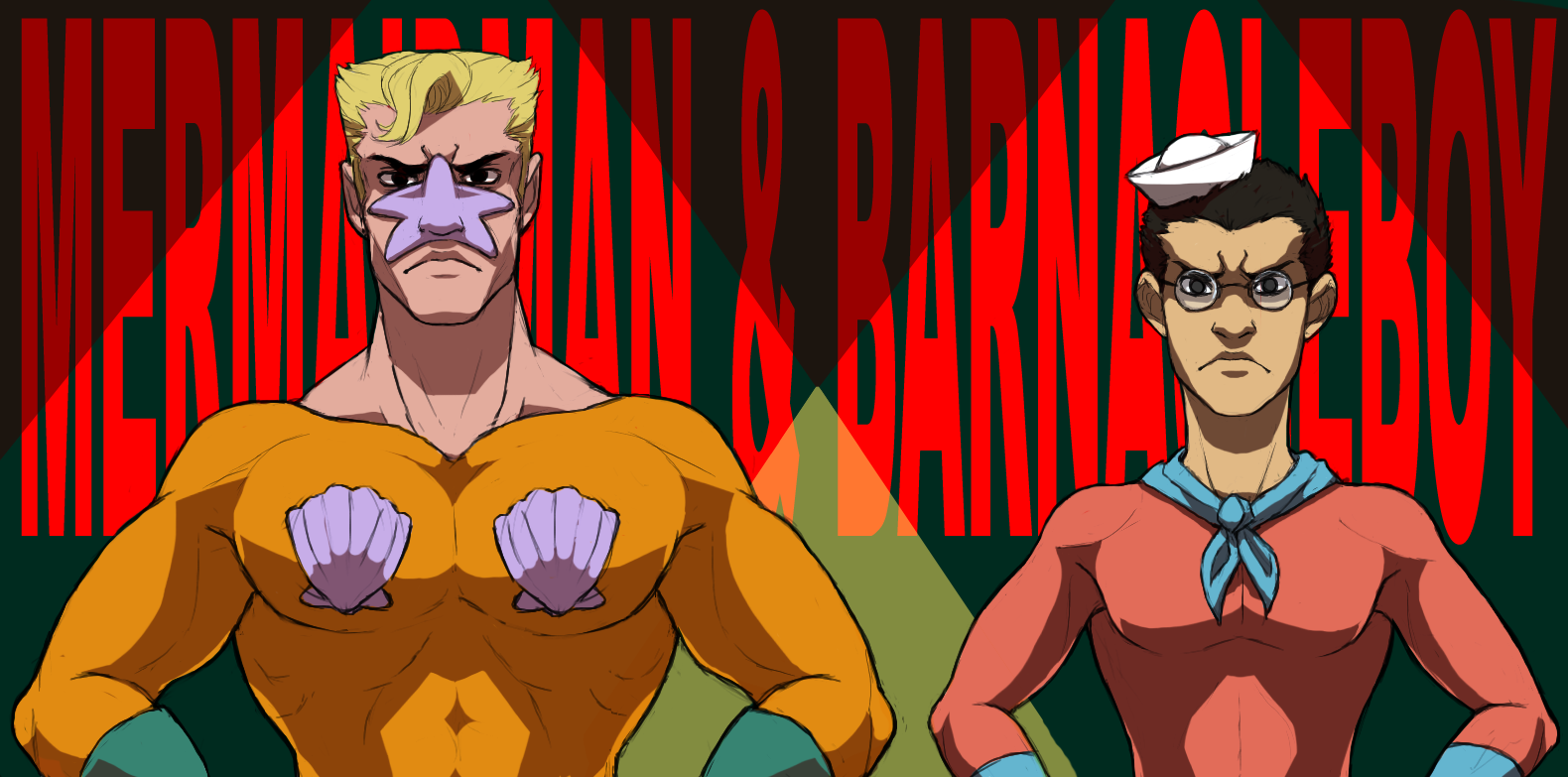MERMAID MAN AND BARNACLE BOY by RoughReaill on DeviantArt