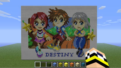 KH in Minecraft - Destiny Island Trio