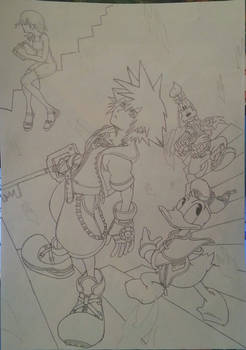 KH:CoM - Line-Art