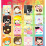 chibis with my sister