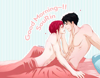 BL- Good morning ~ Sourin Fanart from free by XhiroKhai