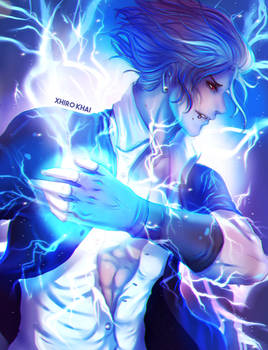 My new OC Nathan~! Lightning master :D!