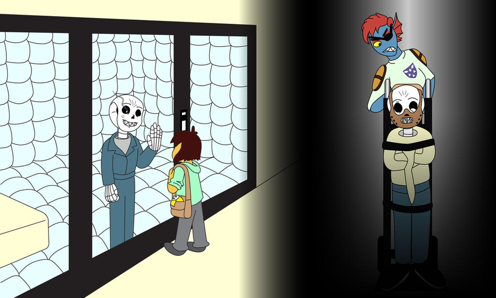 Asylumtale + Predator Au by DoctorJessy on DeviantArt