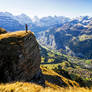 Over the Lauterbrunnen Valley