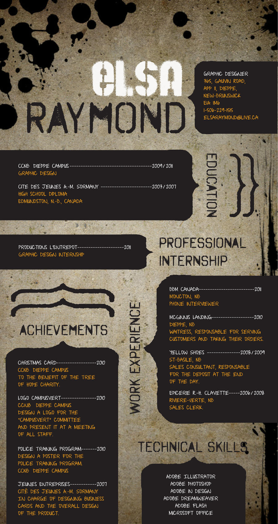 my newest resume