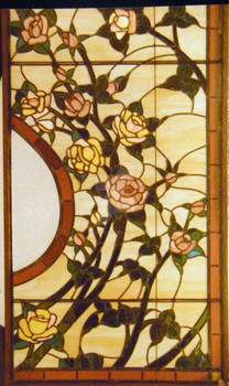 Stained Glass Rose detail