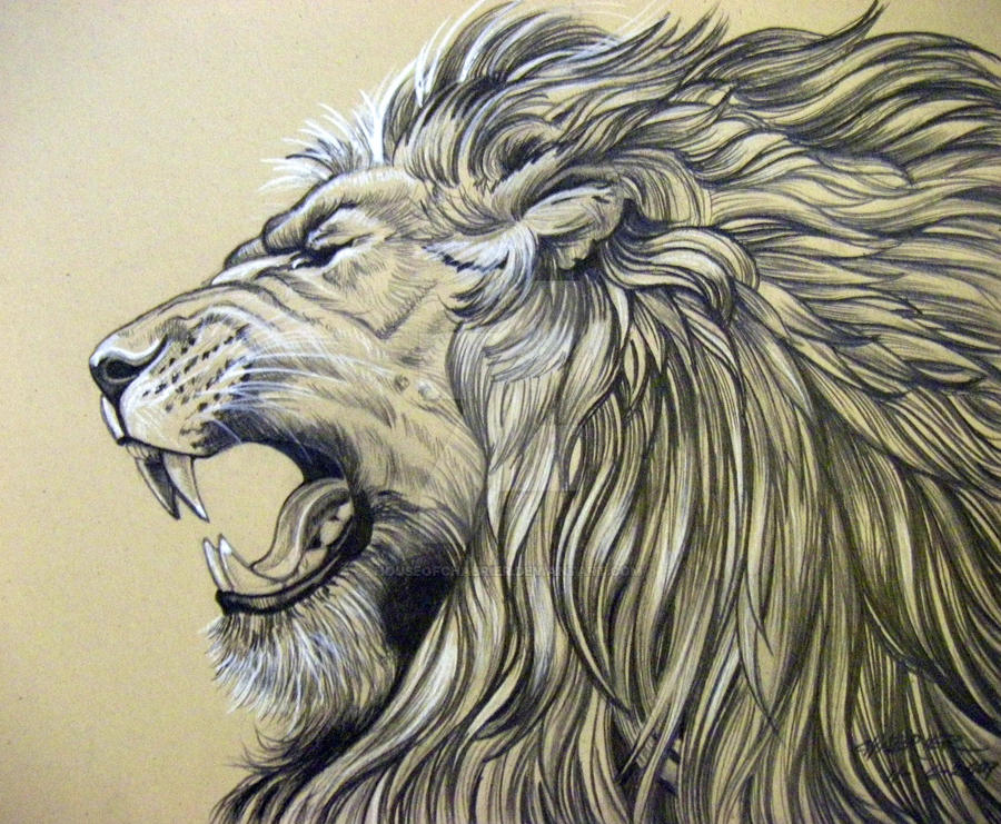 Roaring Lion by HouseofChabrier on DeviantArt
