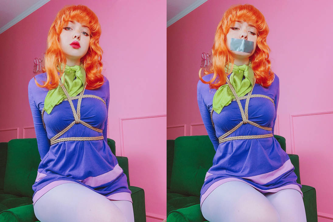 Daphne from Scooby Doo Tied Up and Gagged Cosplay by polligulina on Deviant...