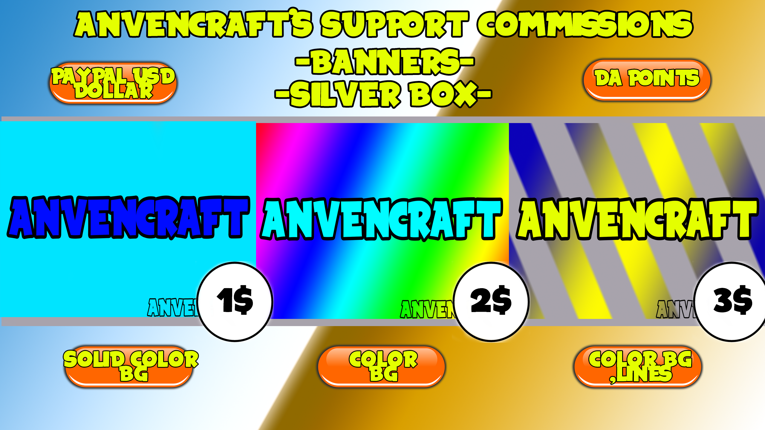 AnVenCraft's Support Commissions - Silver Box -