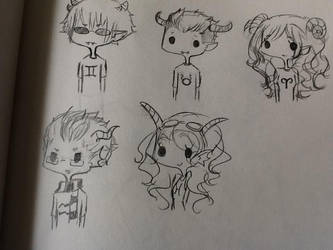 Homestuck chibi doodles xD