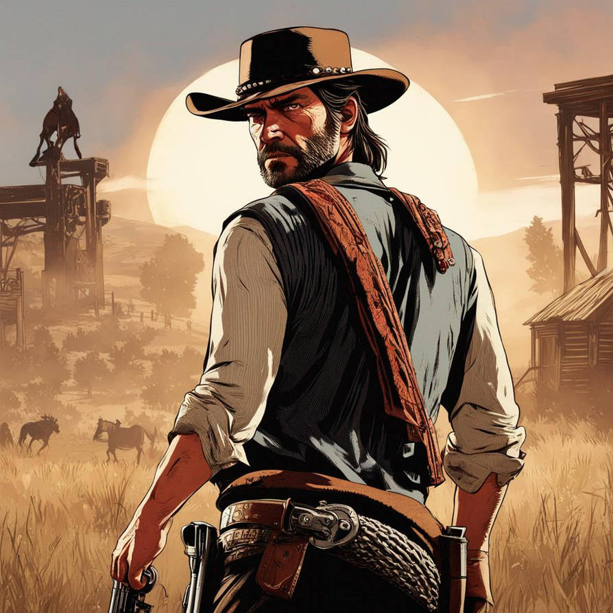 Profile Photo Rdr Red Dead Redemption 2 profile picture digital art by xRebelYellx on ...