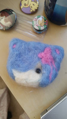 Needle Felted Neko Rem