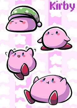 Kirby Sticker Sheet