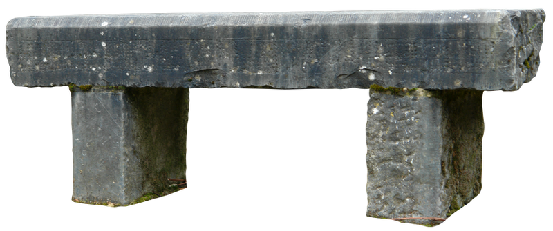 Stone bench 02 png