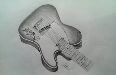 Fender Telecaster Drawing