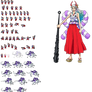 Yamato(One Piece) Sprites