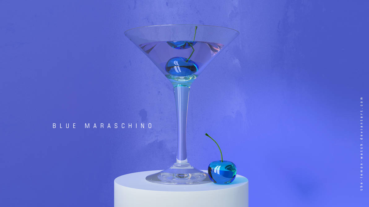 BLUE MARASCHINO - 1366x768 by THE-LEMON-WATCH on DeviantArt