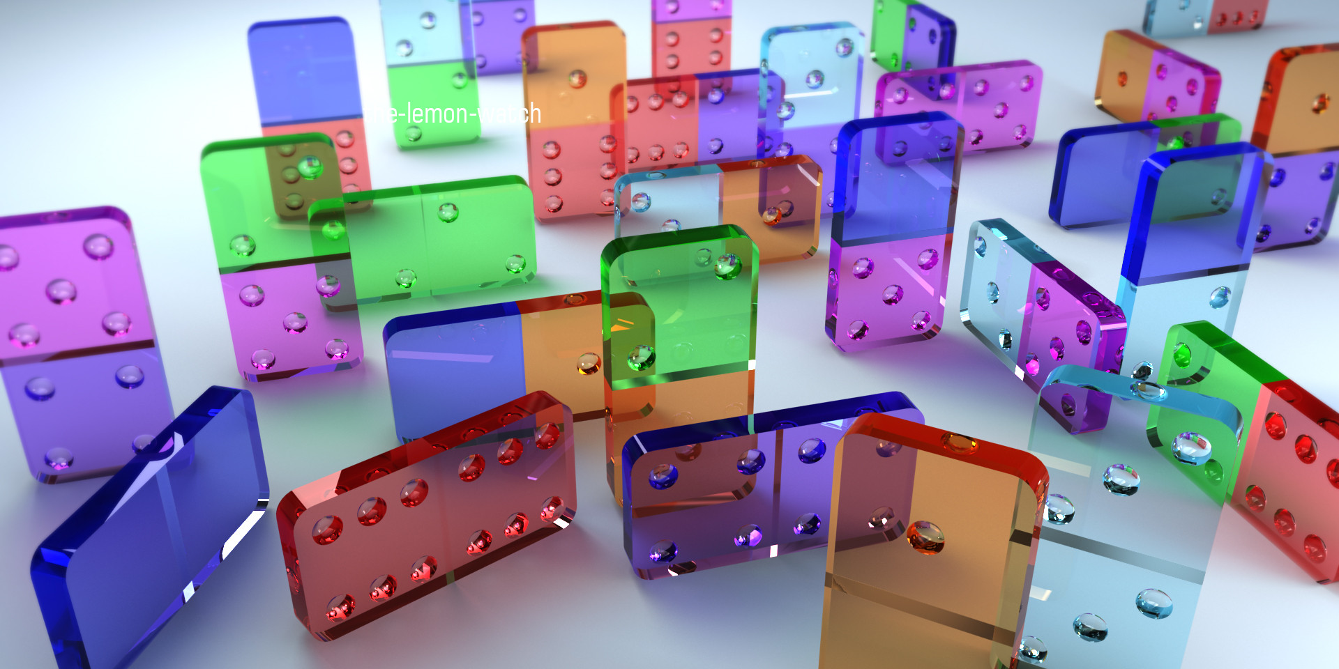 3d Glass Dominoes By The Lemon Watch D2s4az2 Cover