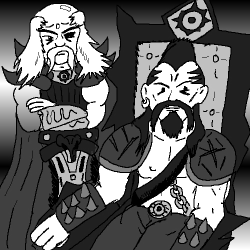 Zanthar Zanthar Rex and Greywulf by OuroborosI on DeviantArt