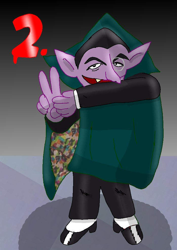 ViciousVampiremonth The Count von Count by OuroborosI on DeviantArt