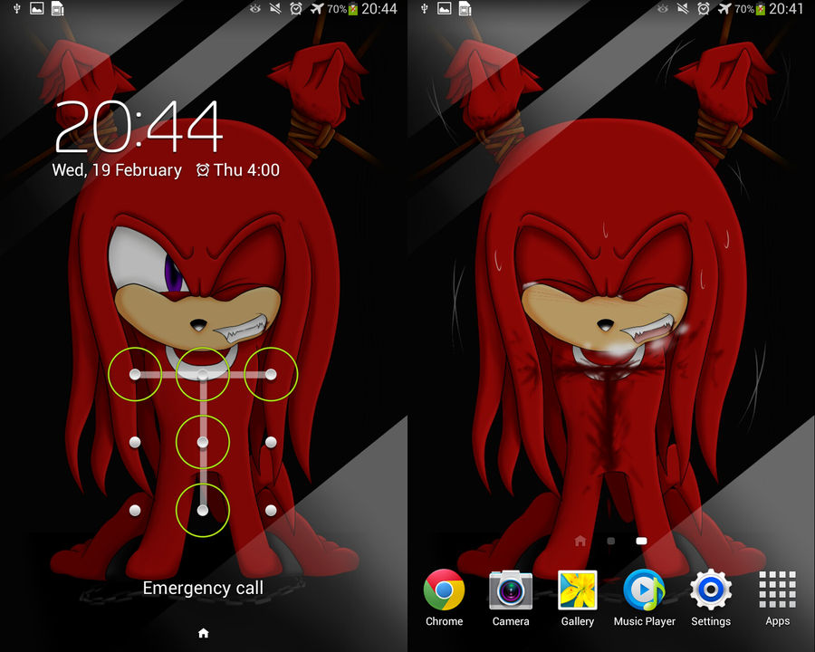 My samsung desktop : Torture Knuckles...