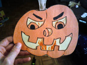 Random Halloween Craft - Basic Paper Pumpkin by M-J-Gagne Random Halloween Craft - Basic Paper Pumpkin by M-J-Gagne