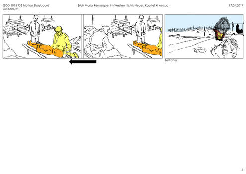Storyboard, Im Westen nichts Neues, Page 3