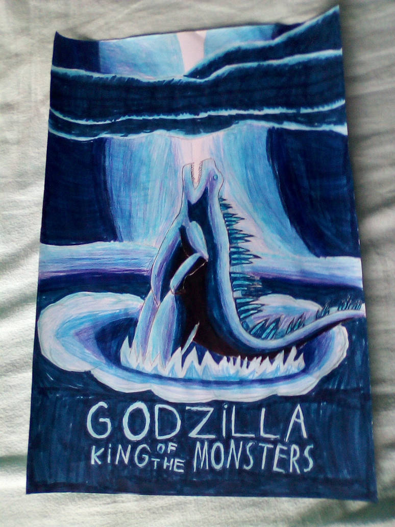 Godzilla: King of the Monsters poster by IreneRoxanne666 on DeviantArt