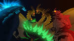 Kaiju brawl (thumbnail) by IreneRoxanne666