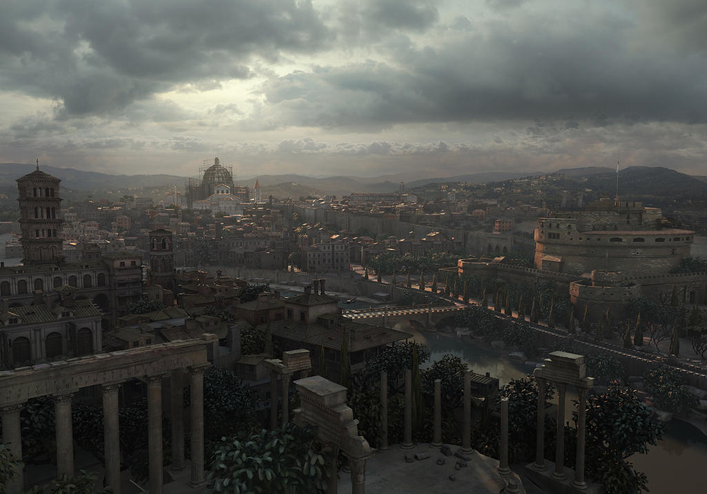 Fictional Rome Rome by gillesbeloeil on DeviantArt
