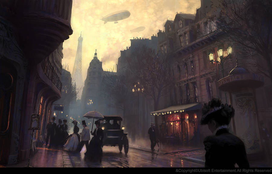 Rue durant la Belle Epoque. by gillesbeloeil Rue durant la Belle Epoque. by gillesbeloeil