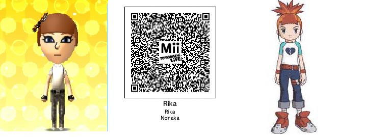 Tomodachi Life Rika from Digimon tamers