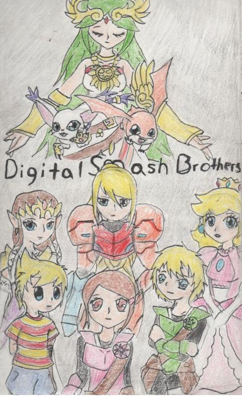 Digital smash brothers cover