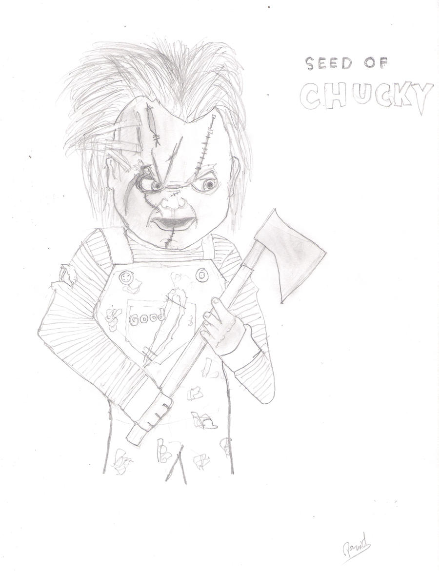 Chucky with an axe