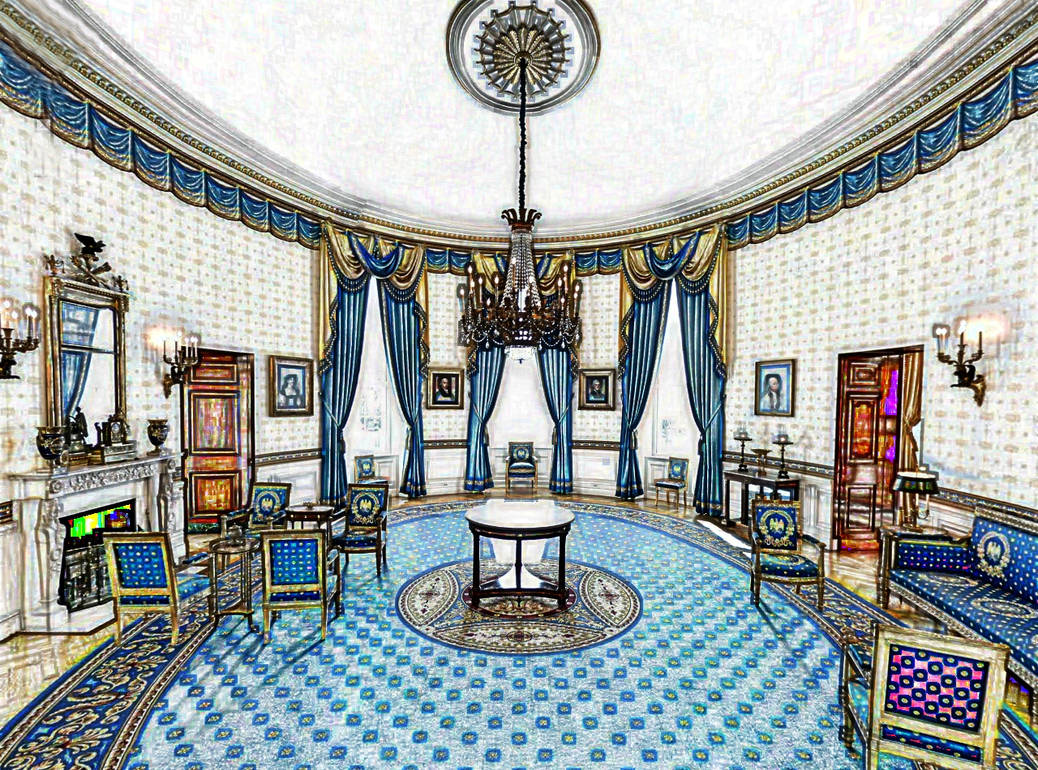 Blue Room of White House by CuriousJM on DeviantArt