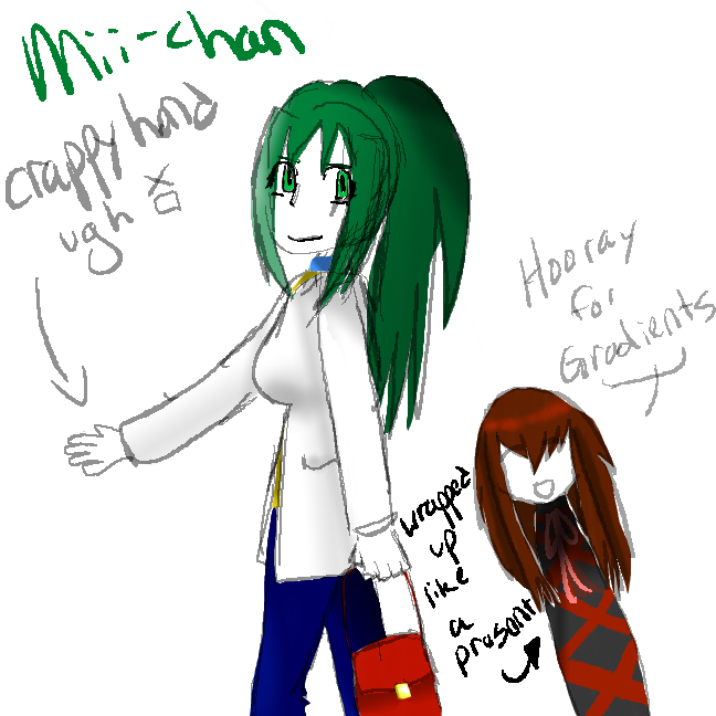 Mii-chan doodles