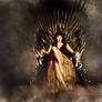Angelina on the Iron Throne