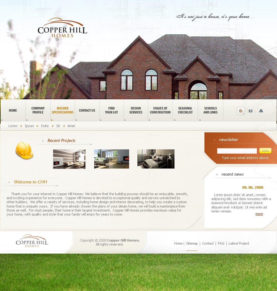 Copper Hill Homes - proposal