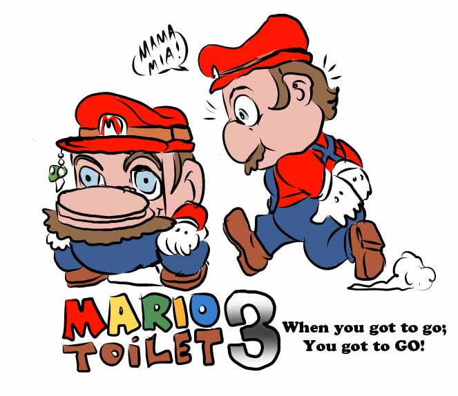 Constipation Mario Mario Toilet by Lannytorres on DeviantArt