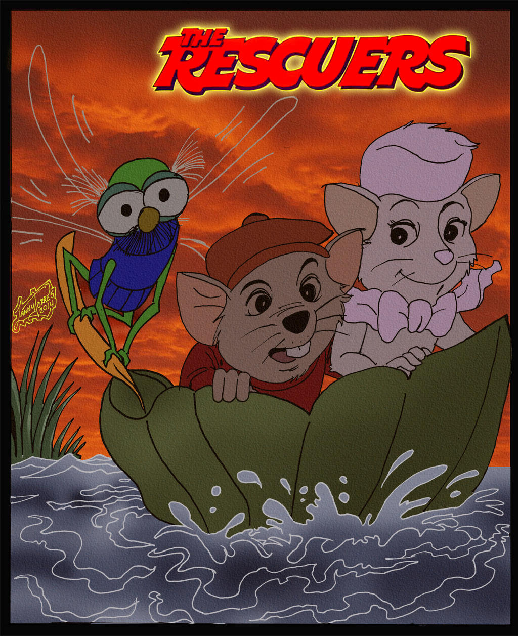 The Rescuers Postmark The Rescuers by Lannytorres on DeviantArt