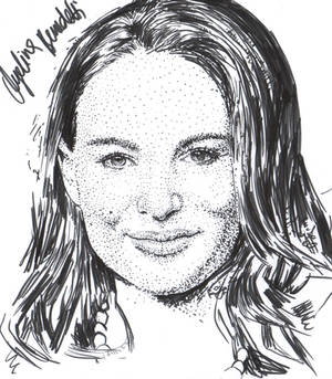 Natalie Portman Pointillism 3