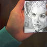 Padme Amidala Sketch Card for Nick