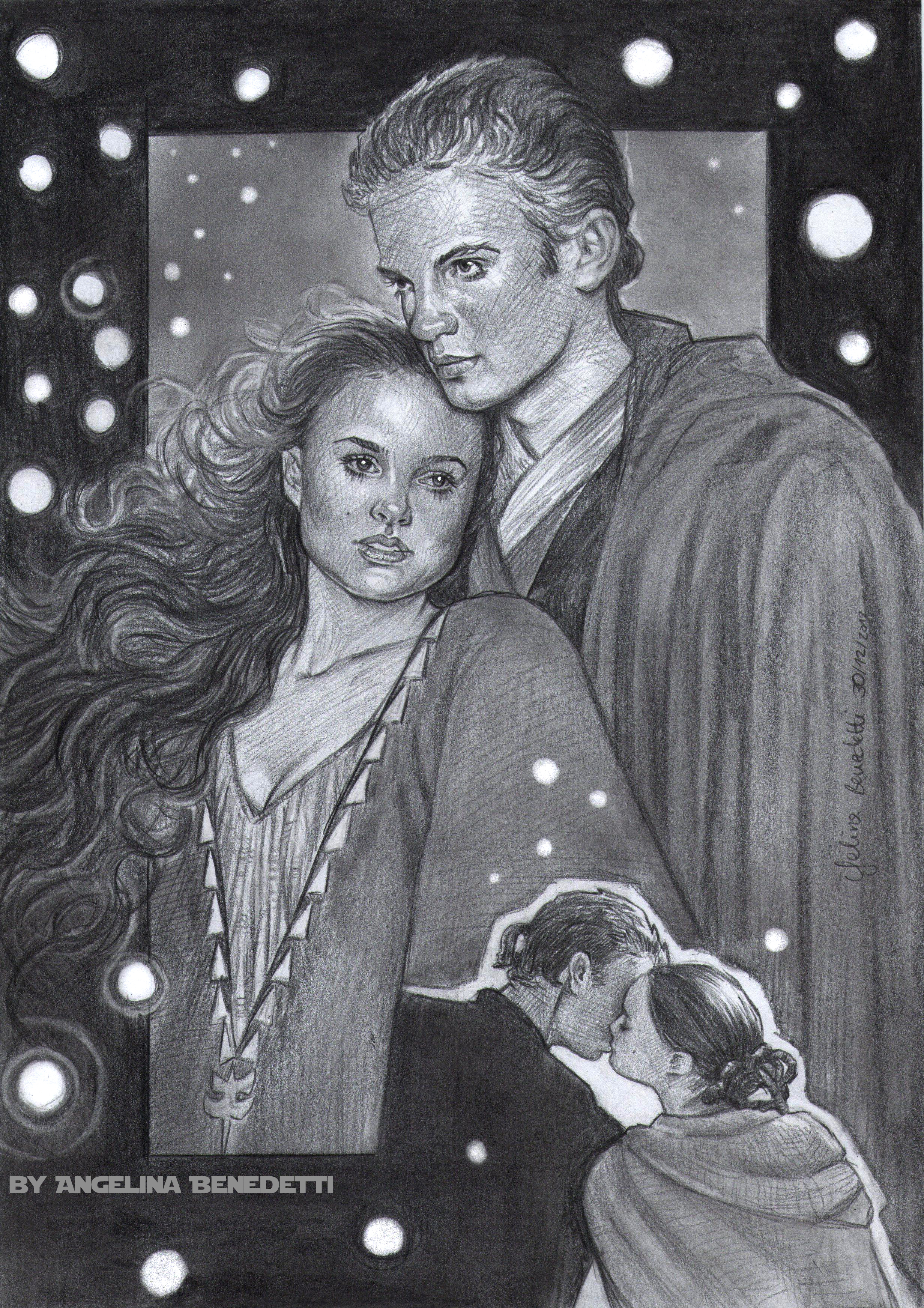 Anakin and Padme Poster Artwork