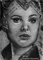 Padme Amidala - Packing Gown Sketch Card