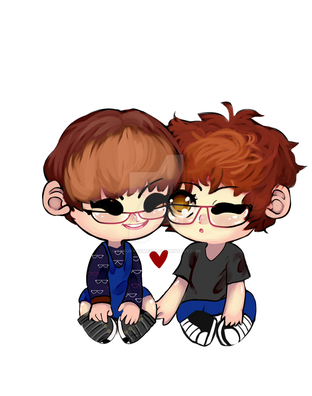 Friendchi Best Friends (Chibi) by SakuraGomezLii on DeviantArt